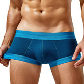 Menaful™ light blue / M Men's Fashionable Low-Rise Boxer Briefs with Double Layer Pouch